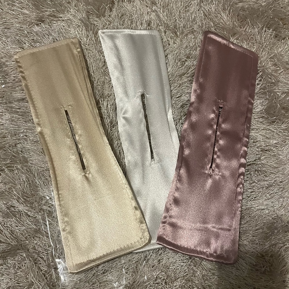 Cream, White, Blush Bun Bow